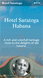 Mobile Screenshot of hotelsaratogahabana.com