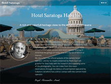 Tablet Screenshot of hotelsaratogahabana.com